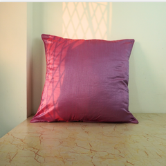 Fabric Crafted Purple Cushion Cover – 24"x24" | Premium Poly Cotton