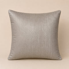 Handcrafted Cushion Cover – Cream | 12"x12" | Premium Stone Work Decorative Cushion Cover