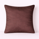 Fabric-Crafted Brown Cushion Cover – 12"x12" | Elegant Wave Layered Texture | Premium Poly Cotton