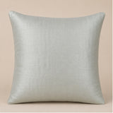 Handcrafted White Beaded Cushion Cover – 16"x16" | Premium Poly Cotton | Elegant Handcrafted Design