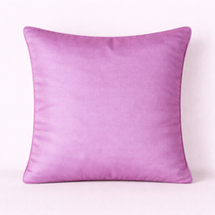 Fabric-Crafted Purple Cushion Cover – 12"x12" | Elegant Wave Layered Texture | Premium Poly Cotton