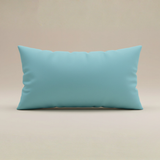 Handcrafted Turquoise Bolster Cover – 19"x8" | Premium Poly Cotton