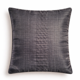 Hand Crafted Cushion Cover – Black | 16"x16" | Poly Cotton | Textured Panel Design