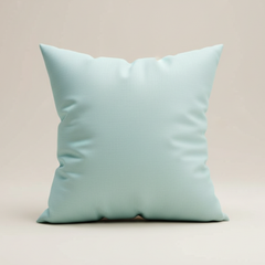 Fabric-Crafted Green Cushion Cover – 12"x12" | Triple-Tone Pleated Waves | Premium Poly Cotton