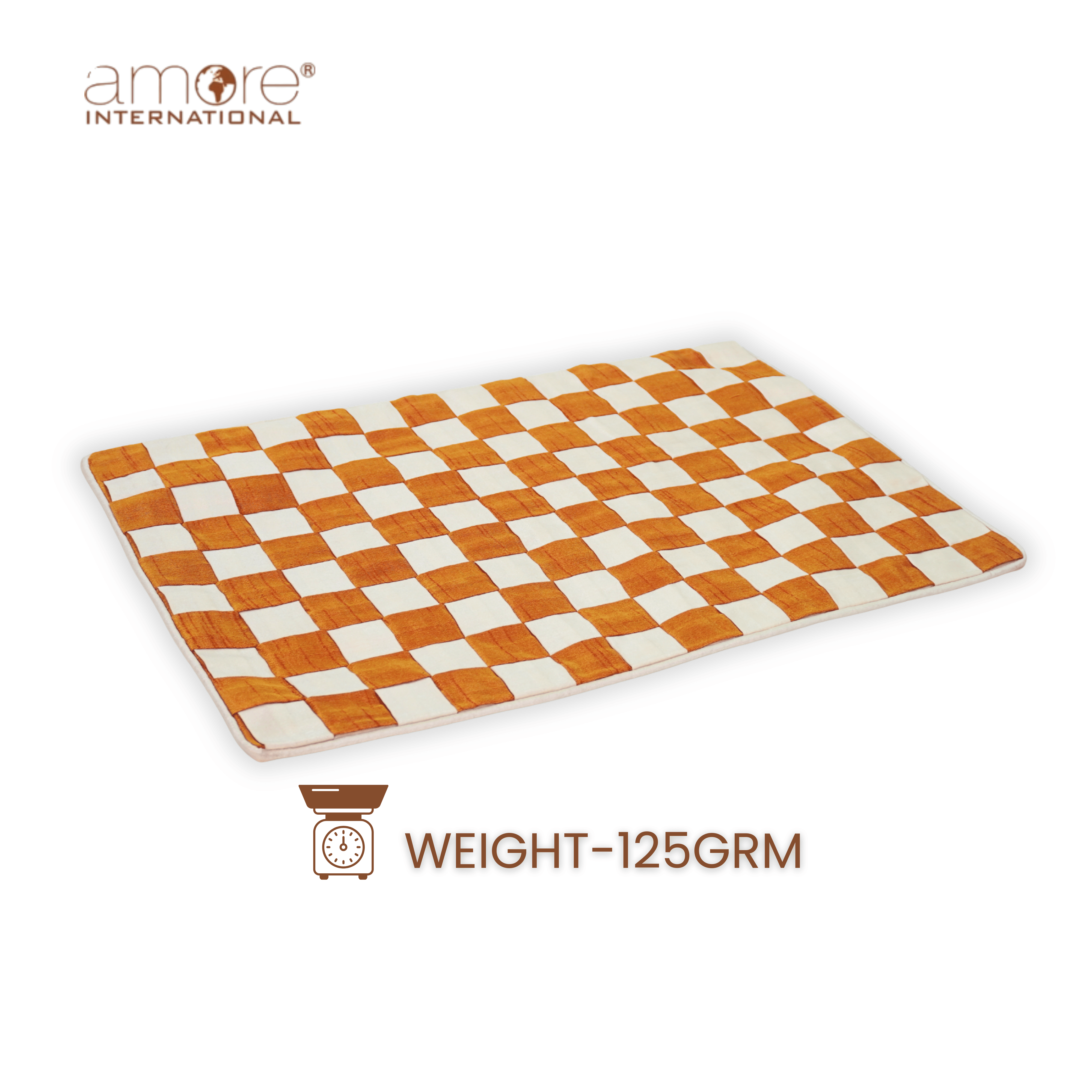 Fabric Crafted Placemat – Cream, 13"x19"