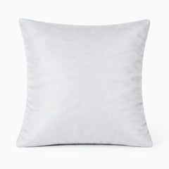 Hand Crafted Cushion Cover – White | 12"x12" | Poly Cotton Fabric | Floral Design