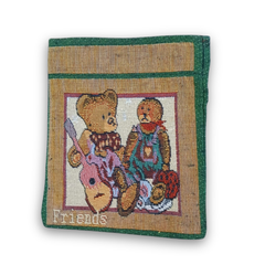 Fabric-Crafted Jacquard Gift Potli  | Woven Texture | Premium Cotton-Poly