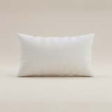 Handcrafted Cream Bolster Cover – 19"x8", Premium Poly Cotton